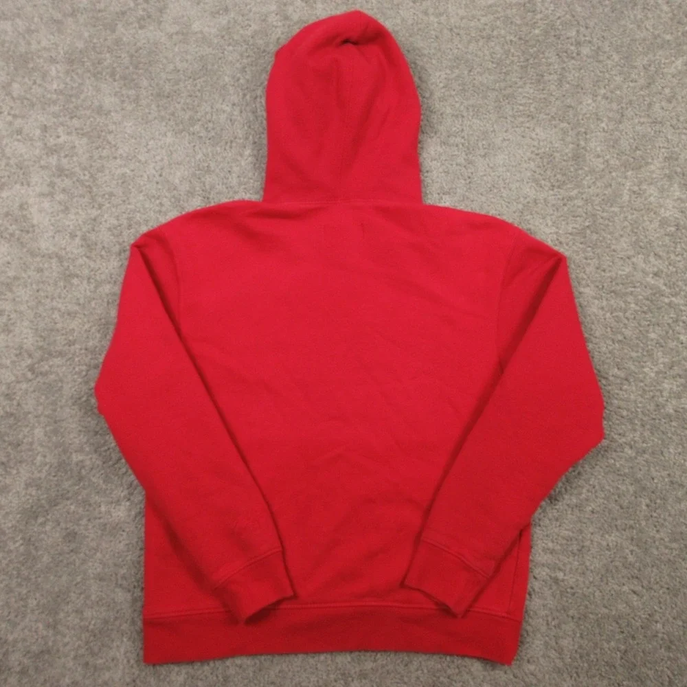Air Jordan Sweater Mens Medium Red Jump Man Logo Pullover Hoodie Sweatshirt